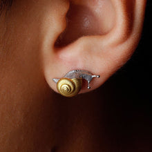 Load image into Gallery viewer, Snail Earrings