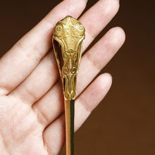Load image into Gallery viewer, Red-Crowned Crane Hairpin
