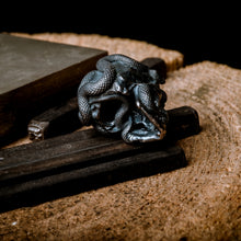 Load image into Gallery viewer, Skull with Vipers (Silver)