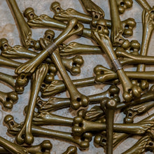 Load image into Gallery viewer, Brass Thighbone with Silver Wire