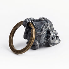 Load image into Gallery viewer, Skull with Vipers (Silver)