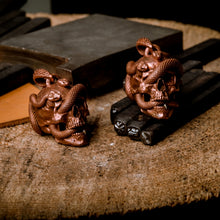 Load image into Gallery viewer, Skull with Vipers (Copper)