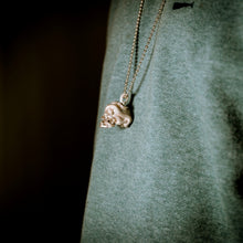 Load image into Gallery viewer, Skull with Vipers (Polished Silver)