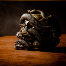 Load image into Gallery viewer, Skull with Vipers Big (Bronze)