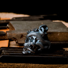 Load image into Gallery viewer, Skull with Vipers (Silver)