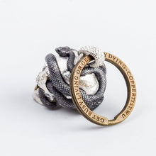 Load image into Gallery viewer, Skull with Vipers (Silver, Limited Edition)