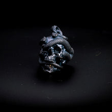 Load image into Gallery viewer, Skull with Vipers (Silver)