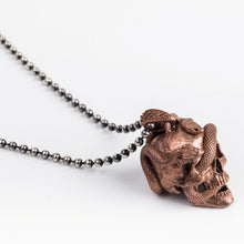Load image into Gallery viewer, Skull with Vipers (Copper)