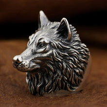 Load image into Gallery viewer, Wolf Ring (925 Silver)