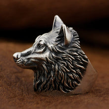 Load image into Gallery viewer, Wolf Ring (925 Silver)