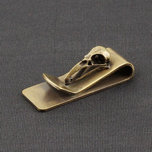 Load image into Gallery viewer, Crow Skull Money Clip