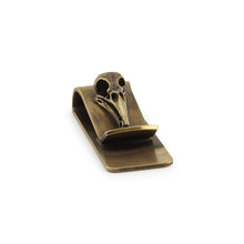 Load image into Gallery viewer, Crow Skull Money Clip