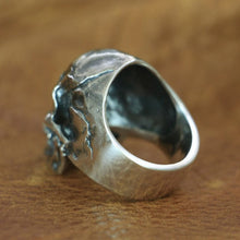 Load image into Gallery viewer, Skull Ring (925 Silver)