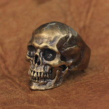 Load image into Gallery viewer, Skull Ring (Brass)