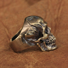 Load image into Gallery viewer, Skull Ring (Brass)