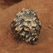 Load image into Gallery viewer, Lion Ring (Brass)