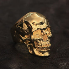 Load image into Gallery viewer, Skull Ring (Gold)