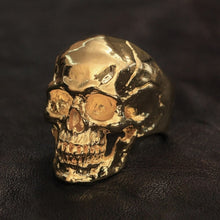 Load image into Gallery viewer, Skull Ring (Gold)