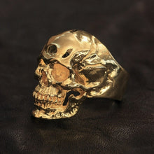 Load image into Gallery viewer, Skull Ring (Gold)