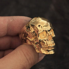 Load image into Gallery viewer, Skull Ring (Gold)