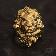 Load image into Gallery viewer, Lion Ring (Gold)
