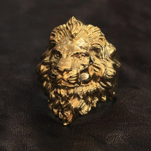Load image into Gallery viewer, Lion Ring (Gold)