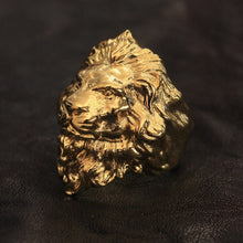 Load image into Gallery viewer, Lion Ring (Gold)