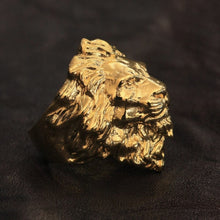 Load image into Gallery viewer, Lion Ring (Gold)