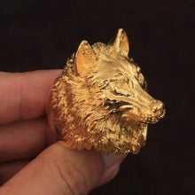Load image into Gallery viewer, Wolf Ring (Gold)