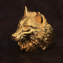 Load image into Gallery viewer, Wolf Ring (Gold)
