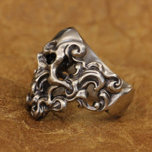 Load image into Gallery viewer, Fire Skull Ring (Cupronickel)