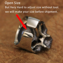 Load image into Gallery viewer, Angry Skull Ring (Cupronickel)