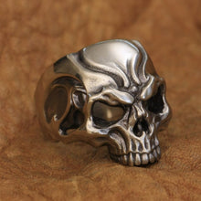 Load image into Gallery viewer, Angry Skull Ring (Cupronickel)