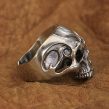 Load image into Gallery viewer, Angry Skull Ring (Cupronickel)
