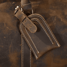 Load image into Gallery viewer, Leather duffle bag