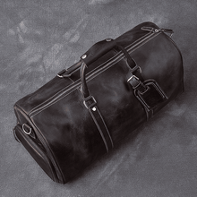 Load image into Gallery viewer, Leather duffle bag