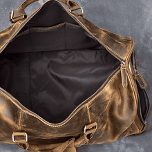 Load image into Gallery viewer, Leather duffle bag