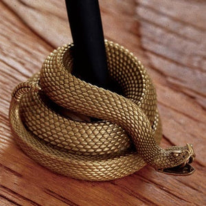 Rattlesnake Pen Holder