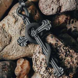Snake with Cross