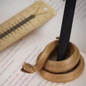 Rattlesnake Pen Holder