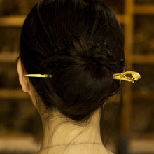 Load image into Gallery viewer, Red-Crowned Crane Hairpin