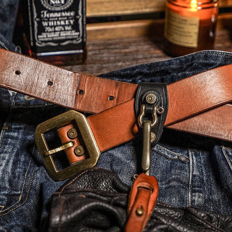 Leather Belt Carabiner – Coppertist