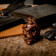 Skull with Vipers (Copper)