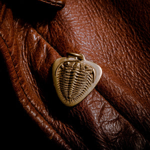 Trilobite fossil pendant
