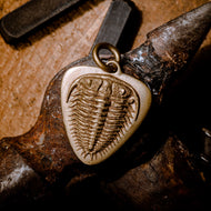 Trilobite fossil pendant