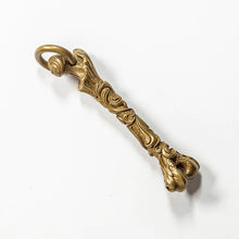 Load image into Gallery viewer, Carved Brass Thighbone