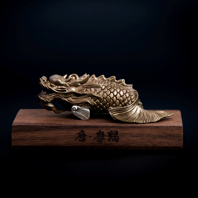 金魚置物 金魚銅像 銅雕ティーポット 金属工芸品 金龍魚 金魚置物 金魚銅像 銅雕ティーポット 金属工芸品 金龍魚 金龍魚｜銅