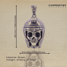 Load image into Gallery viewer, Gladiator Skull (Brass)