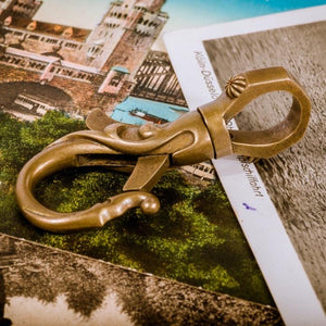 Handmade key ring clip