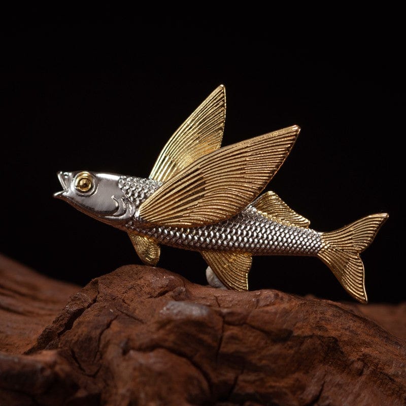 Flying Fish Pin – Coppertist